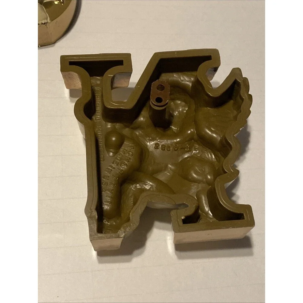 Vintage Christmas NOEL Letters w Cherubs Angels Wall Shelf Burwood Prod Holiday